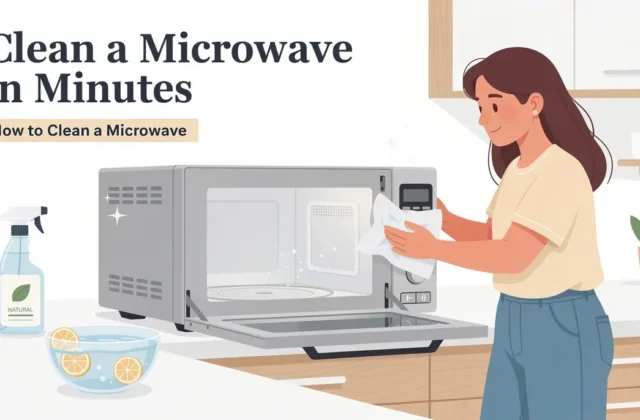 How to Clean a Microwave in Minutes