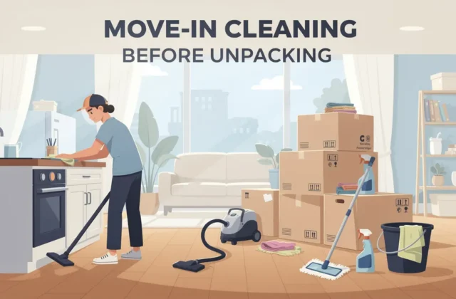 What Move-In Cleaning Should Cover Before You Unpack