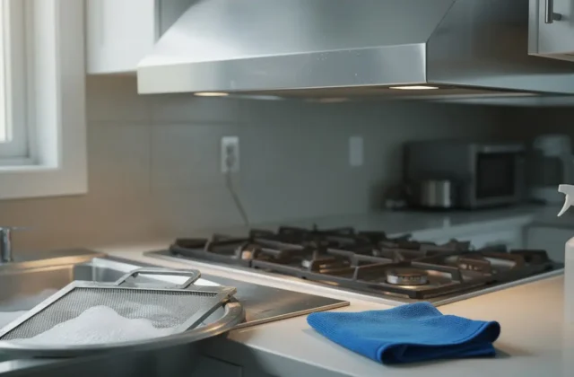 How to Clean a Range Hood and Its Grease Filter