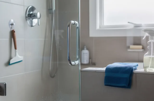 How to Clean Shower Glass Doors and Keep Hard Water Off